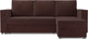 Миниатюра изображения товара Диван угловой Mebel-Ars Рим (велюр шоколад HB-178 16)
