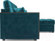 Миниатюра изображения товара Диван угловой Mebel-Ars Техас (бархат сине-зеленый/Star Velvet 43 Black Green)