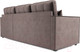 Миниатюра изображения товара Диван угловой Mebel-Ars Техас (бархат серо-шоколадный/Star Velvet 60 Cofee)