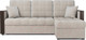 Миниатюра изображения товара Диван угловой Mebel-Ars Техас (бархат бежевый/Star Velvet 6 Light Beige)