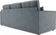 Миниатюра изображения товара Диван угловой Mebel-Ars Техас (велюр серо-синий HB-178 26)