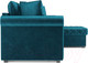 Миниатюра изображения товара Диван угловой Mebel-Ars Берлин (бархат сине-зеленый/star velvet 43 black green)