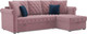 Миниатюра изображения товара Диван угловой Mebel-Ars Берлин НВ-178 18 (велюр пудра)