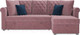 Миниатюра изображения товара Диван угловой Mebel-Ars Берлин НВ-178 18 (велюр пудра)