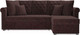 Миниатюра изображения товара Диван угловой Mebel-Ars Берлин HB-178 16 (велюр шоколад)