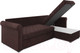 Миниатюра изображения товара Диван угловой Mebel-Ars Берлин HB-178 16 (велюр шоколад)