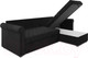 Миниатюра изображения товара Диван угловой Mebel-Ars Берлин НВ-178 17 (велюр черный)