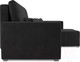 Миниатюра изображения товара Диван угловой Mebel-Ars Монреаль правый (велюр черный НВ-178/17)