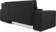 Миниатюра изображения товара Диван угловой Mebel-Ars Монреаль правый (велюр черный НВ-178/17)