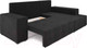 Миниатюра изображения товара Диван угловой Mebel-Ars Монреаль правый (велюр черный НВ-178/17)