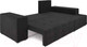 Миниатюра изображения товара Диван угловой Mebel-Ars Монреаль правый (велюр черный НВ-178/17)