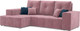Миниатюра изображения товара Диван угловой Mebel-Ars Монреаль левый (велюр пудра НВ-178/18)