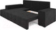Миниатюра изображения товара Диван угловой Mebel-Ars Монреаль левый (велюр черный НВ-178/17)