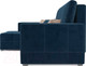 Миниатюра изображения товара Диван угловой Mebel-Ars Монреаль левый (темно-синий Luna 034)