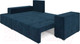Миниатюра изображения товара Диван угловой Mebel-Ars Монреаль левый (темно-синий Luna 034)