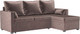 Миниатюра изображения товара Диван угловой Mebel-Ars Париж (бархат серо-шоколадный/Star Velvet 60 Cofee)