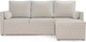 Миниатюра изображения товара Диван угловой Mebel-Ars Париж (бархат бежевый/Star Velvet 6 Light Beige)