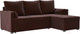 Миниатюра изображения товара Диван угловой Mebel-Ars Париж (велюр шоколад HB-178 16)