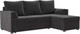 Миниатюра изображения товара Диван угловой Mebel-Ars Париж (велюр черный НВ-178 17)