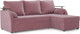 Миниатюра изображения товара Диван угловой Mebel-Ars Токио (велюр пудра НВ-178 18)