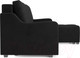 Миниатюра изображения товара Диван угловой Mebel-Ars Берн НВ-178 17 (велюр черный)
