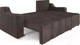 Миниатюра изображения товара Диван угловой Mebel-Ars Берн (кордрой коричневый)
