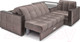 Миниатюра изображения товара Диван угловой Mebel-Ars Прага (бархат серо-шоколадный/Star Velvet 60 Cofee)