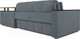 Миниатюра изображения товара Диван угловой Mebel-Ars Прага (велюр серо-синий HB-178 26)