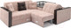 Миниатюра изображения товара Диван угловой Mebel-Ars Прага (кордрой бежевый)