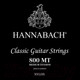 Миниатюра изображения товара Струны для классической гитары Hannabach 800MT