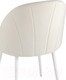 Миниатюра изображения товара Стул Stool Group Логан / AV 413-Cmil-02 (велюр молочный/белые ножки)