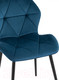 Миниатюра изображения товара Стул Stool Group Эдвин / AV 407-Cdo-08 (велюр синий)