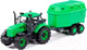 Миниатюра изображения товара Трактор игрушечный Полесье Прогресс с прицепом для перевозки животных / 91482