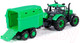 Миниатюра изображения товара Трактор игрушечный Полесье Прогресс с прицепом для перевозки животных / 91482