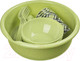 Миниатюра изображения товара Набор пластиковой посуды Idi Land 221135520/04 (25пр, салатовый)