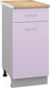 Миниатюра изображения товара Шкаф-стол кухонный Кортекс-мебель Корнелия Лира НШ40р1ш (сирень/дуб бунратти)