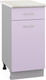 Миниатюра изображения товара Шкаф-стол кухонный Кортекс-мебель Корнелия Лира НШ40р1ш (сирень/королевский опал)