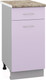 Миниатюра изображения товара Шкаф-стол кухонный Кортекс-мебель Корнелия Лира НШ40р1ш (сирень/мадрид)