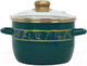 Миниатюра изображения товара Набор кастрюль Эмаль Полонез мирт 3-308/6