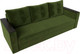 Миниатюра изображения товара Диван Лига Диванов Атланта без стола (микровельвет зеленый)
