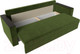 Миниатюра изображения товара Диван Лига Диванов Атланта без стола (микровельвет зеленый)