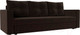 Миниатюра изображения товара Диван Лига Диванов Атланта без стола (микровельвет коричневый)