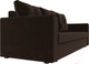 Миниатюра изображения товара Диван Лига Диванов Атланта без стола (микровельвет коричневый)
