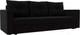 Миниатюра изображения товара Диван Лига Диванов Атланта без стола (микровельвет черный)