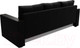 Миниатюра изображения товара Диван Лига Диванов Атланта без стола (микровельвет черный)