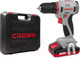 Миниатюра изображения товара Аккумуляторная дрель-шуруповерт CROWN CT21091HX-2 BMC