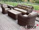 Миниатюра изображения товара Комплект садовой мебели OUTDOOR Касабланка OUT-0018 ш/п (коричневый)