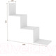 Миниатюра изображения товара Полка Кортекс-мебель КМ 27 (белый)