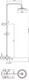 Миниатюра изображения товара Душевая система со смесителем Haiba HB2407