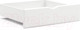 Миниатюра изображения товара Ящик под кровать Мебельград Соня выкатной 936x826x225 (белый полупрозрачный)